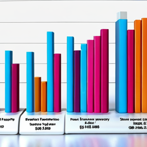 Home 9 **Data Visualization:** A vibrant bar chart showing sales data over several months, instantly highlighting peak and low sales periods. Add a magnifying glass focused on a specific bar.