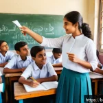 전문용어 단순화 관련 최신 연구 소개 - A vibrant classroom scene in Bangladesh featuring a diverse group of Bengali students actively engag...